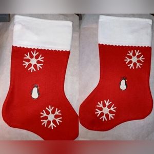 Christmas Penguin Stocking